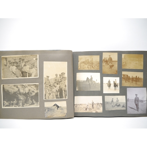 9336 - (Horses, WWI, South Notts Hussars, Sporting.) An early 20th Century photograph album containing 740+... 