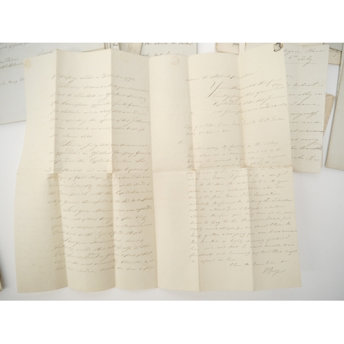 9337 - (Royal Hospital Chelsea.) A collection of Autograph Letters Signed, certified copy letters, extracts... 