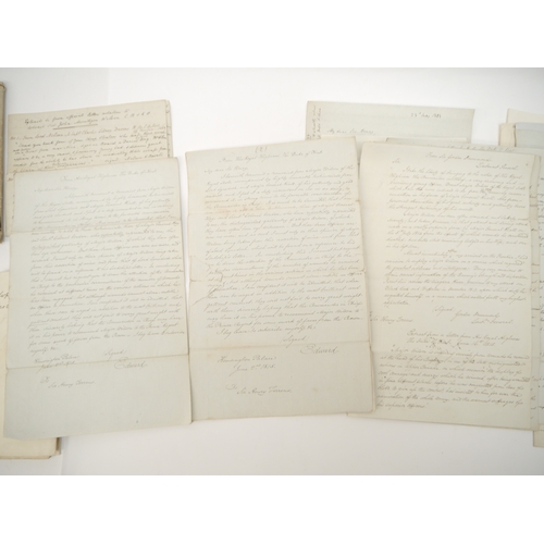 9337 - (Royal Hospital Chelsea.) A collection of Autograph Letters Signed, certified copy letters, extracts... 