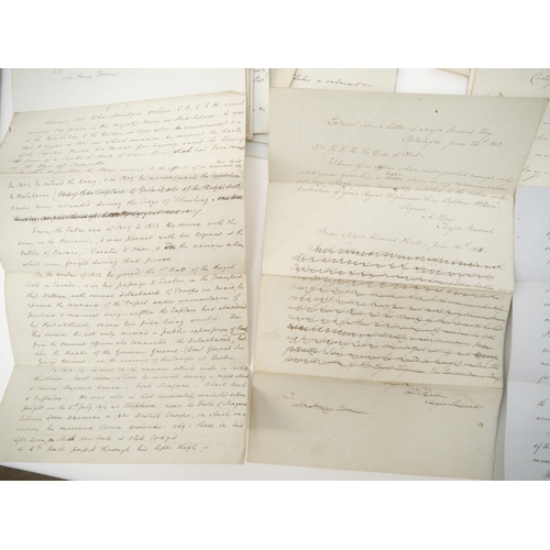 9337 - (Royal Hospital Chelsea.) A collection of Autograph Letters Signed, certified copy letters, extracts... 