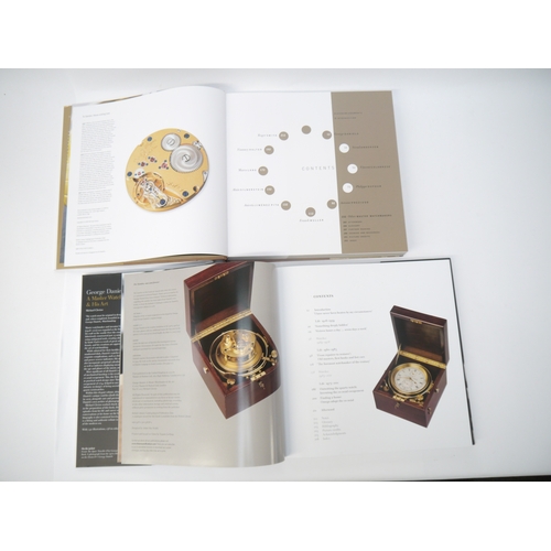 9357 - Michael Clerizo, 2 titles: ‘George Daniels: A Master Watchmaker & His Art’, 2013, 1st edition, ‘Mast... 