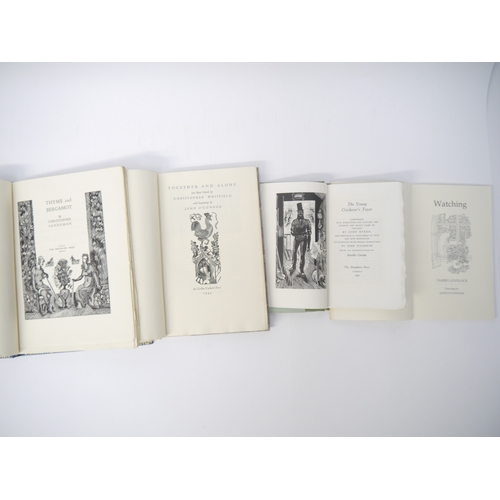 9020 - (John O'Connor.) A small collection of books with wood engravings by John O'Connor, comprising Chris... 