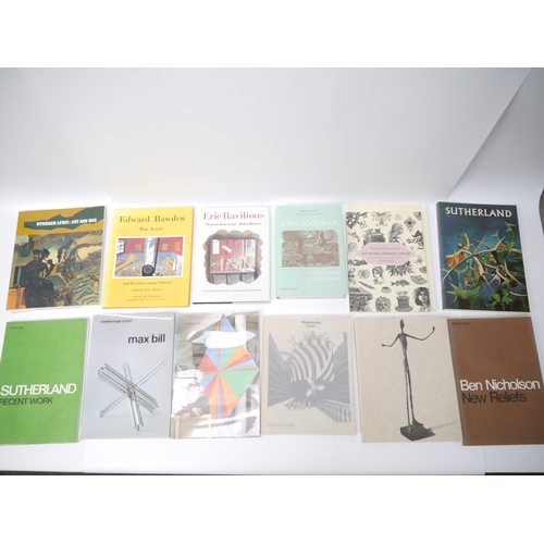 9034 - Twenty one assorted art books, including Eric Ravilious, Edward Bawden, Wyndham Lewis, Edward Wadswo... 