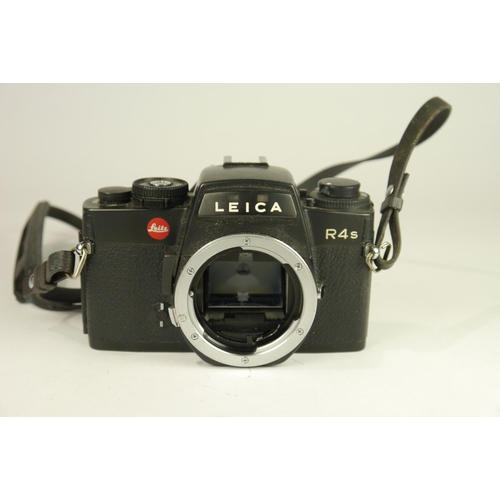 6001 - A Leica R4 S Model 2 SLR 35mm film camera w/ Leica Leitz Wetzlar Summilux R 50mm F/1.4 Lens & Instru... 