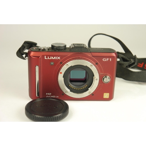 6021 - Two Panasonic Lumix 12.1MP Digital Cameras (Body's Only) Models DMC-GF1 & DMC-G1. 

**Both tested an... 