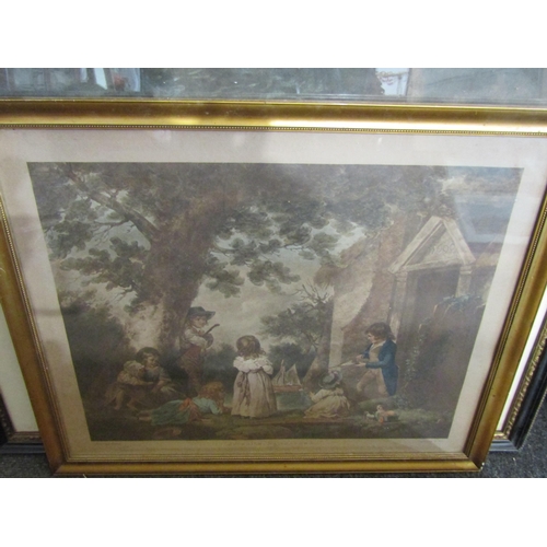 1083 - Four Victorian Morland prints: 