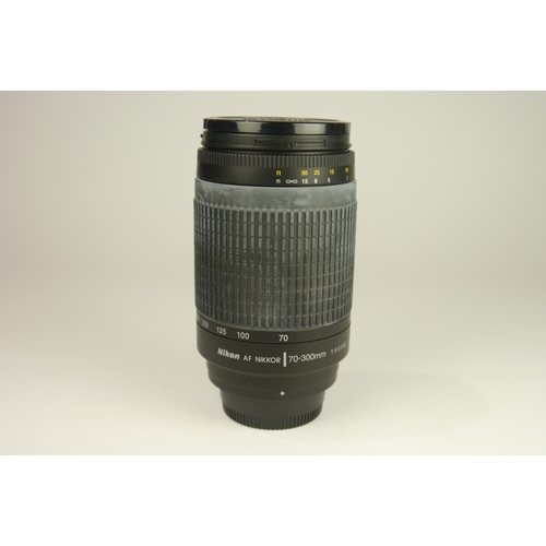 6019 - Three Nikon AF Nikkor Lenses
Models: 
Nikkor 28-100mm F3.5-5.6 G Zoom
Nikkor 70-300mm F4-5.6 G Zoom
... 