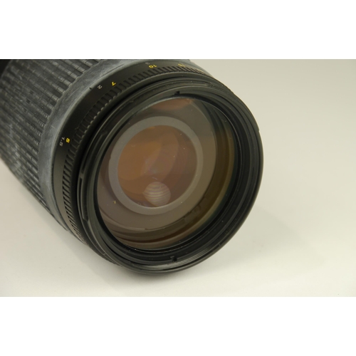 6019 - Three Nikon AF Nikkor Lenses
Models: 
Nikkor 28-100mm F3.5-5.6 G Zoom
Nikkor 70-300mm F4-5.6 G Zoom
... 