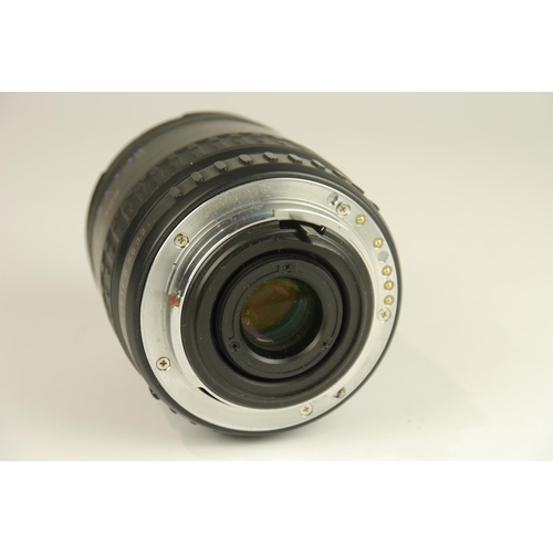 6036 - A SMC Pentax FA 28-105mm f3.5-4.5 lens & a Pentax PH-RBC 58mm lens hood  w/ A Canon MC&7 C-AF 2x tel... 