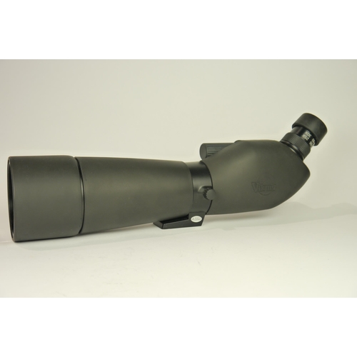 6064 - A pair Viking AV-80ED body angled spotting scope w/ Viking case & opticron