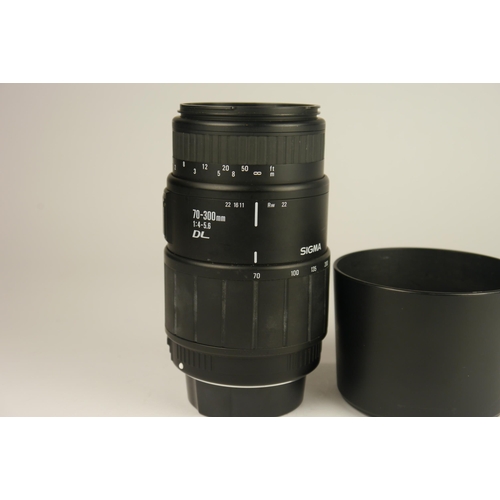 6098 - Three Sigma lenses including a Sigma 17-35mm f2.8-4 EX HSM Aspherical all come with lens hoods