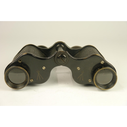 6008 - A Pair Binocular Prismatic No. 3 Mark II Army Field Binoculars 1918