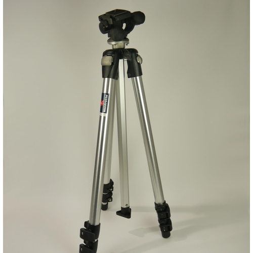 6061 - A Manfrotto Gruppo tripod w/ A Manfrotto 460MG 3 way tripod head