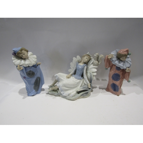 1422 - WITHDRAWN - A group of Nao and Nao by Lladro figures including geese, clowns (one a/f, other with fl... 