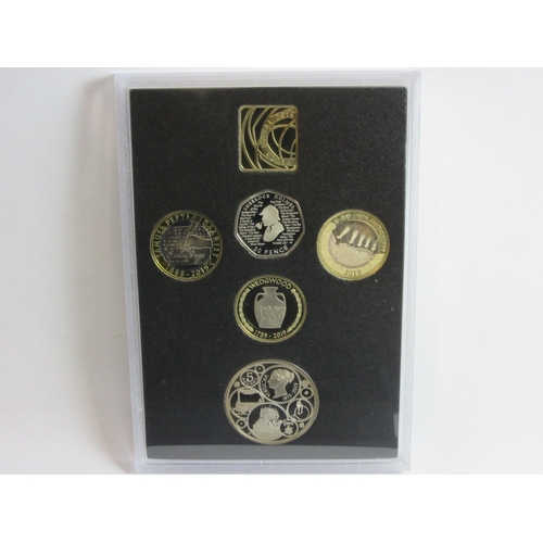 4404 - A cased and boxed Royal Mint 2019 proof coin set