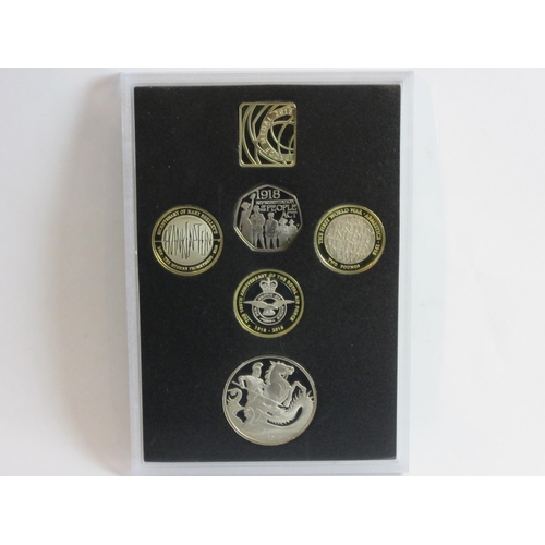 4406 - A cased and boxed Royal Mint 2018 proof coin set