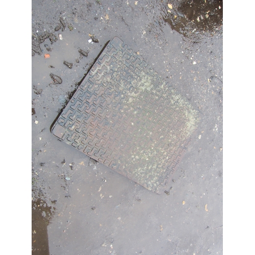 3549 - A cast manhole cover