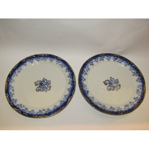 4314 - An early 19th Century Ironstone decorative plate, citrus tree design plate, etc (4)