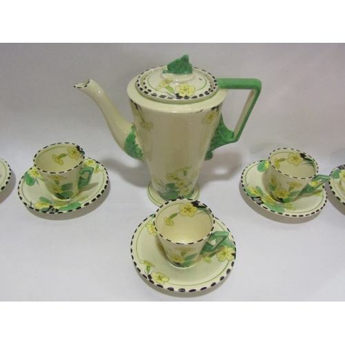 4315 - A set of Burleigh Ware Art Deco coffee wares, 