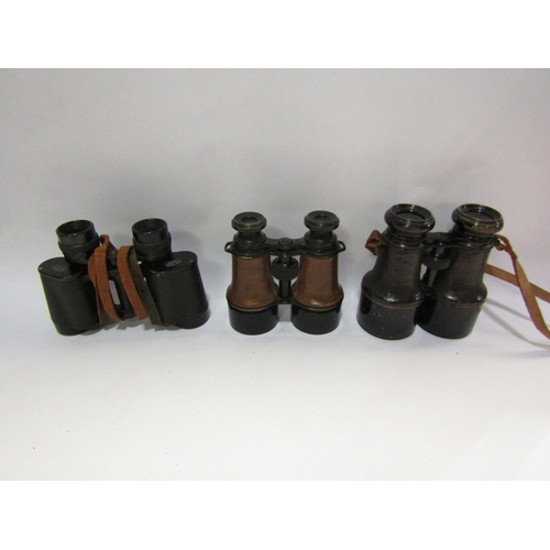 4373 - Three pairs of binoculars to include Carl Zeiss Jena, two cased