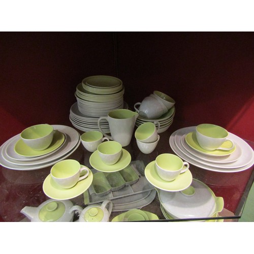 4401 - A selection of Poole Pottery twin-tone table wares, etc