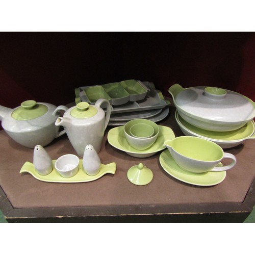 4401 - A selection of Poole Pottery twin-tone table wares, etc