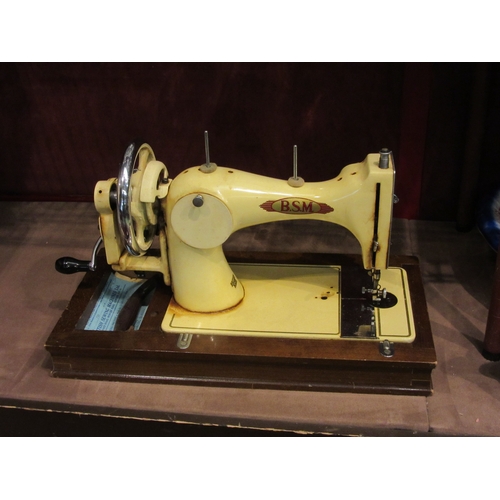 4524 - A BSM sewing machine with case