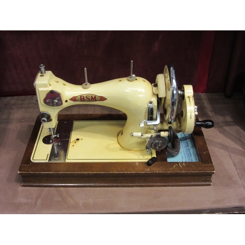 4524 - A BSM sewing machine with case