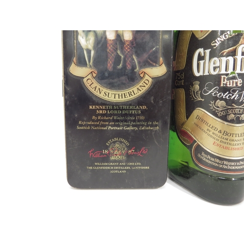 7047 - Glenfiddich Special Reserve 'Clan Sutherland' Single Malt Scotch Whisky, in tin