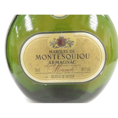 7090 - Marquis De Montesquiou Monopole 3 Star Armagnac, Bottled 1980s-1990s, 70cl / 40%