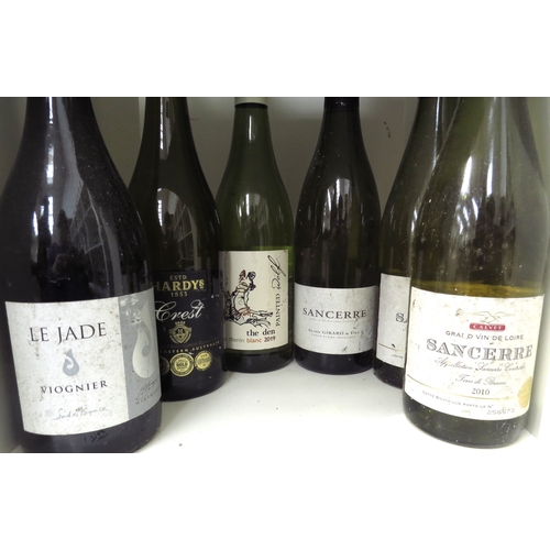 7144 - 9 bottles of various wines including 2010 Sancerre x 2, 2008 Caves de la Tourangelle Touraine, Isla ... 