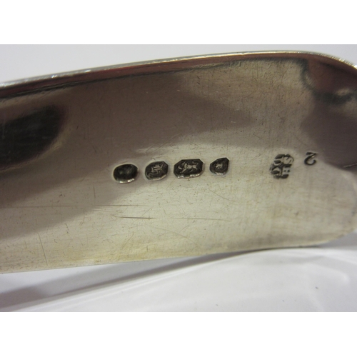 1371 - A pair of Samuel Hayne & Dudley Cater silver ladles and a silver sifting spoon