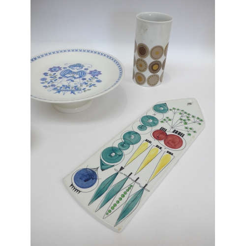 9020 - A collection of Continental ceramics to include Desimone vase, 13.5cm high, Thomas Porcelain cylindr... 
