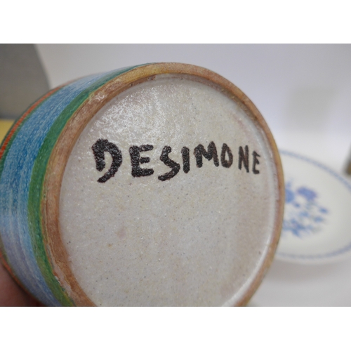 9020 - A collection of Continental ceramics to include Desimone vase, 13.5cm high, Thomas Porcelain cylindr... 