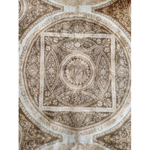 2565 - A silk golden persian rug