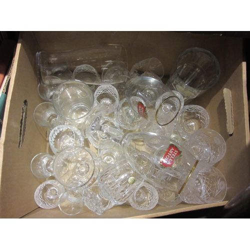 4498 - A collection of glassware including a set of six Edinburgh crystal tumblers and other German crystal