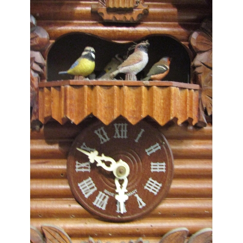 4043 - A Romance R.Rogers cuckoo clock 'Der Fröhliche Wanderer Edelweiss' No 2708. Vintage German Swiss wal... 