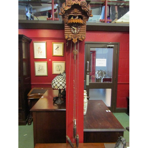 4043 - A Romance R.Rogers cuckoo clock 'Der Fröhliche Wanderer Edelweiss' No 2708. Vintage German Swiss wal... 