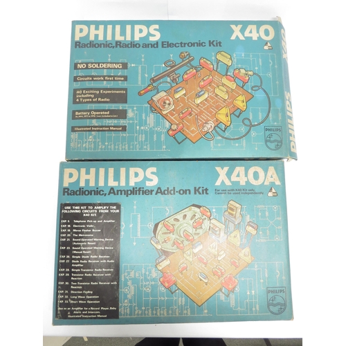 A Philips X40 Radionic, Radio and Electronics Kit and an X40A Add-On ...