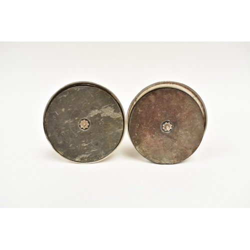 8018 - A pair of Victorian Walker & Hall silver taper candlesticks, wrythen detail, weighted bases, damage ... 