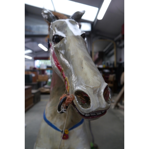 2034 - A hand painted and crafted rocking horse made by Harriet Sprigge 1974