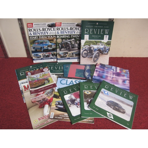 7118 - A quantity of mainly Bentley related magazines including Drivers Club Review etc