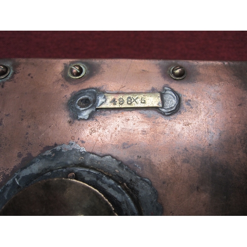 7098 - A copper cased motor torpedo boat Pre start oil primer