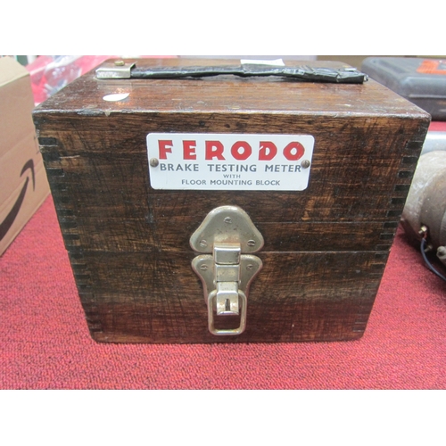 7101 - A cased Ferodo brake testing meter