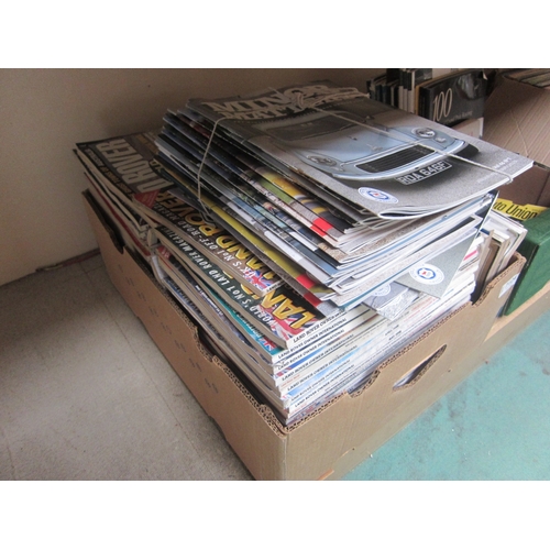 7104 - A box of Land Rover and Minor magazines