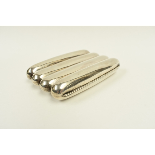 8049 - A Victorian Charles Boylon (II) silver cigar case, London 1891 11.5cm long x 7.7cm wide x 2.5cm deep... 