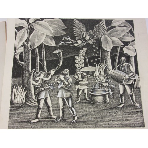 By and After Fred Stratton: Females bathing at a river bank. Etching ...