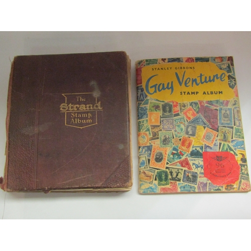 4261 - Two stamp albums including Penny Reds and George VI examples