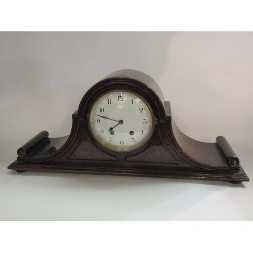 4265 - A Napoleon hat clock by Seth Thomas U.S.A. with white Arabic dial