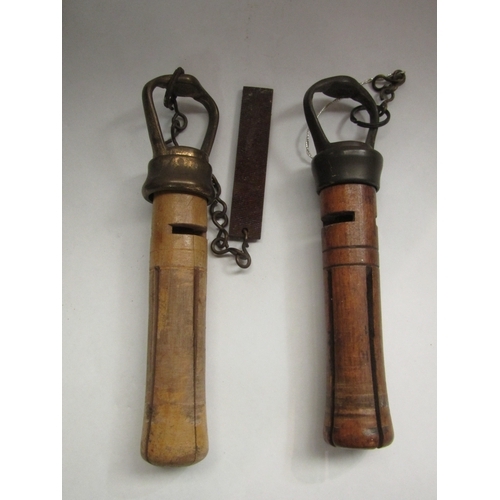 4257 - A collection of bygone tools to include a mill stone scutch and a pig scraper